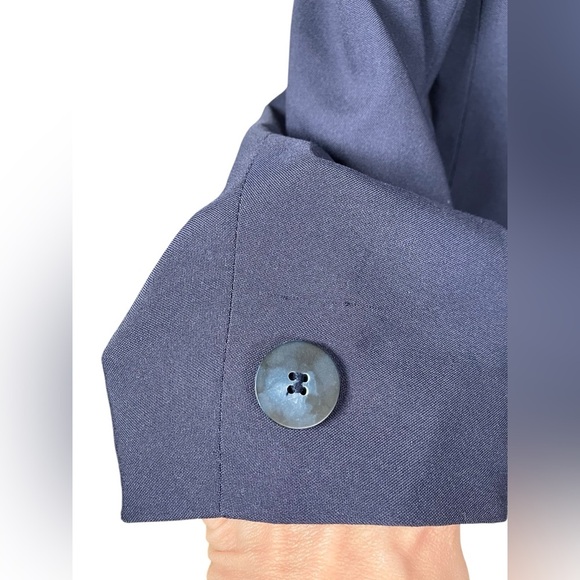 Appleseeds Single Button Blazer Blue Womens size 6 - Picture 5 of 10